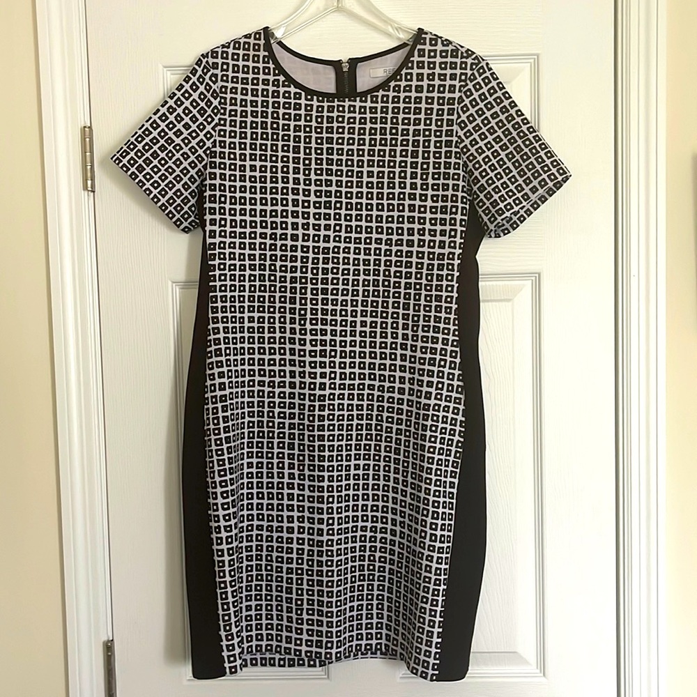 Reed black and white bodycon dress medium